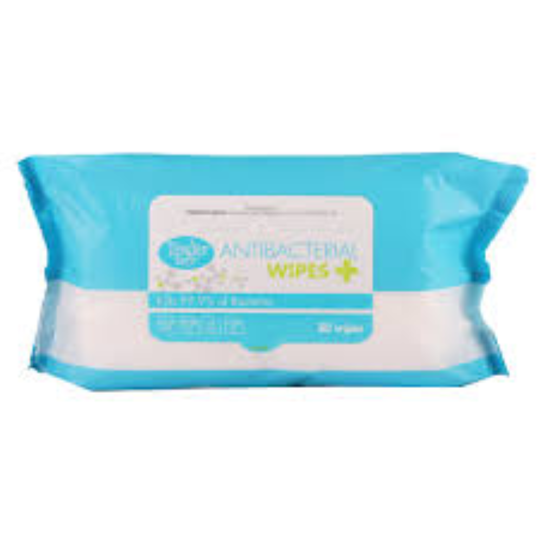 TENDER SOFT ANTIBACTERIAL WIPES 80 S